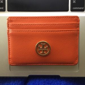 Tory Burch card holder (orange)